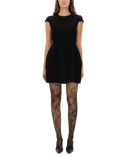 Moschino Women's Black Fitted Tube Dress With High Neckline -  coffeafoods.com