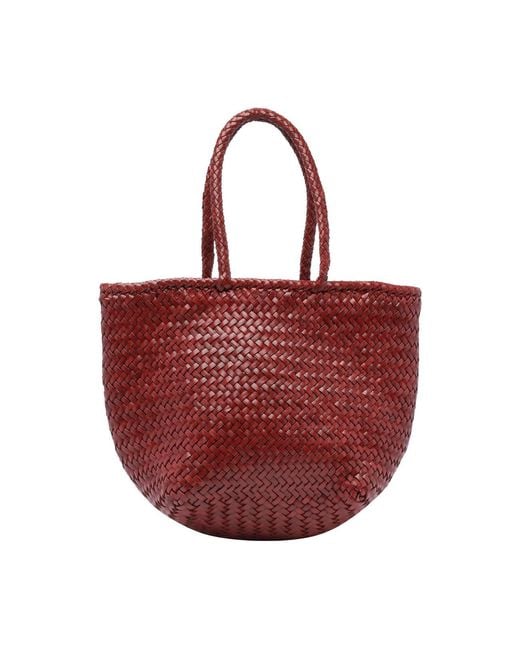 Dragon Diffusion Red Small Grace Bucket Bag