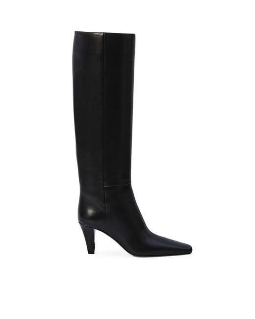Saint Laurent Black Jill Leather Boots