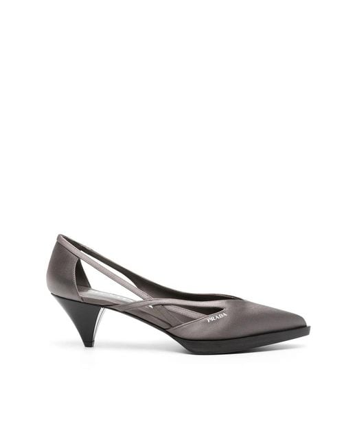 Prada Gray Pumps