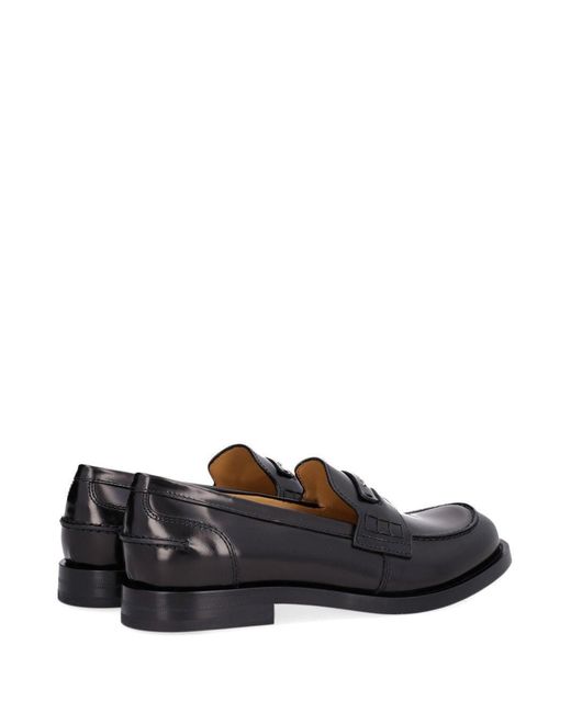 Fendi Black Ateneo Moccasin for men