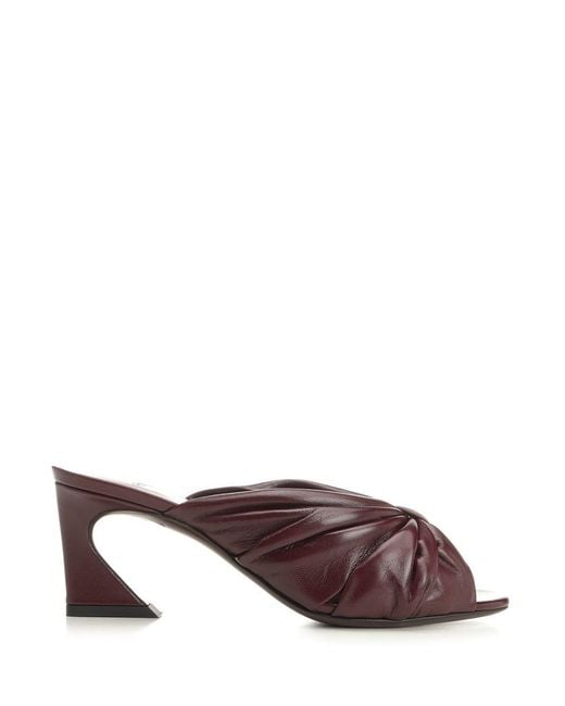 Fendi Brown Slides