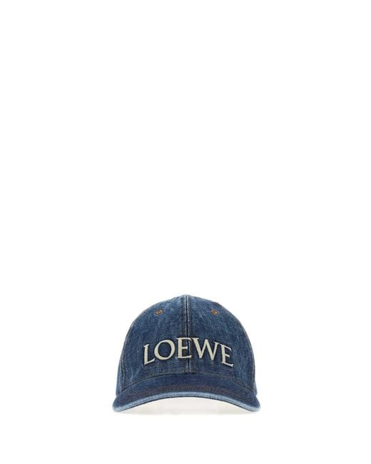 Loewe Blue Denim Baseball Cap