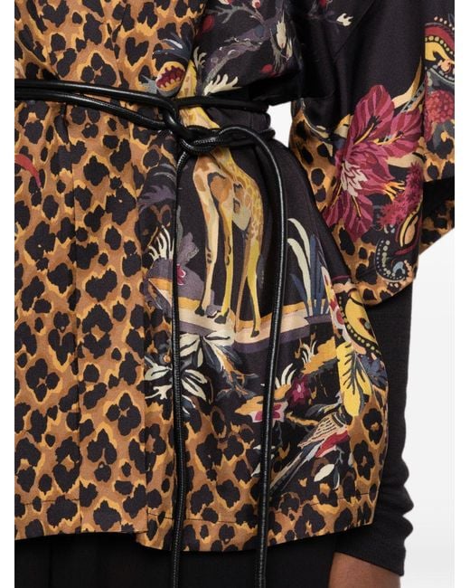 Etro Black Kesa Silk Jacket