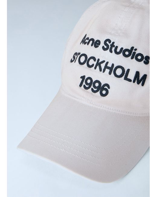 Acne Blue 1996 Logo Baseball Cap for men
