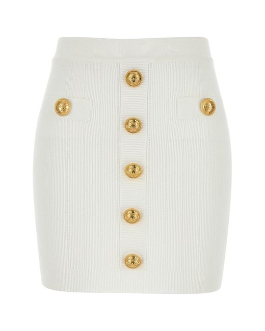 Balmain White Gonna