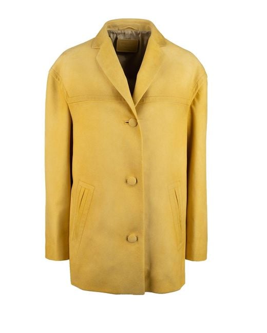 Prada Yellow Clothing Jackets for men