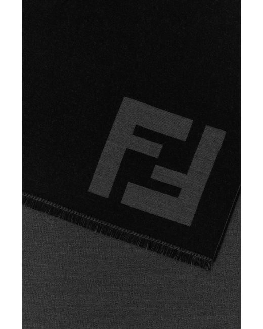 Fendi Black Sciarpa 70X180 Ff for men