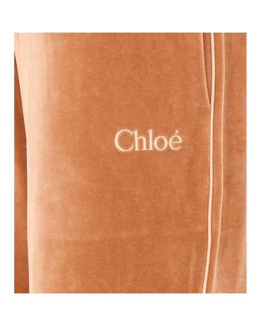 Chloé Brown Wide Pants