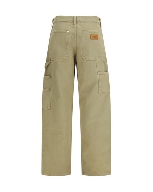 Alexander Wang Green Zip Carpenter Pants