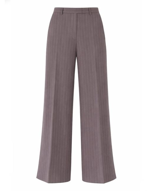 Dries Van Noten Women's Purple Straight Pants