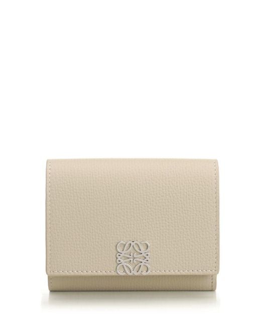 Loewe Natural Trifold Wallet