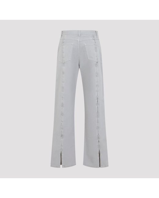 Phoebe Philo Gray Zip Jeans