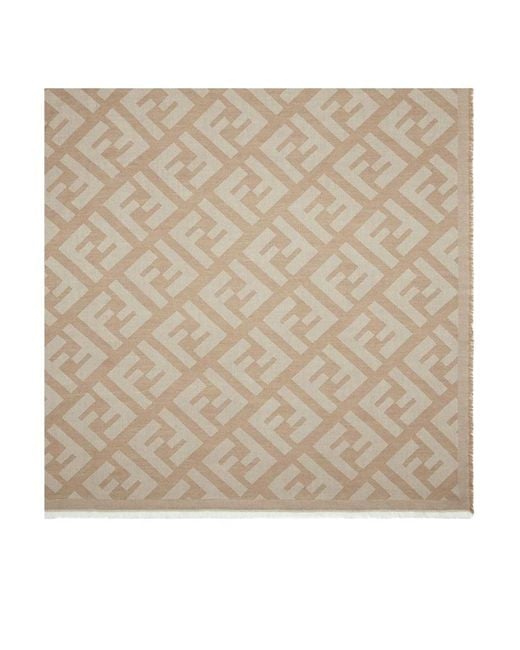 Fendi Natural Ff Shawl