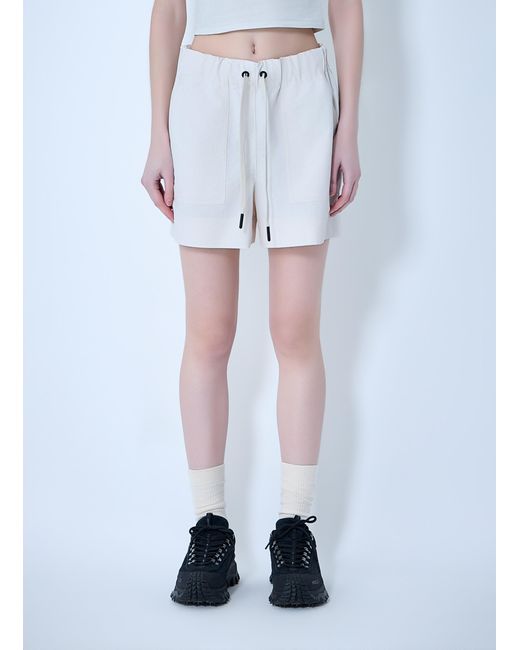 Moncler Blue Drawstring Shorts