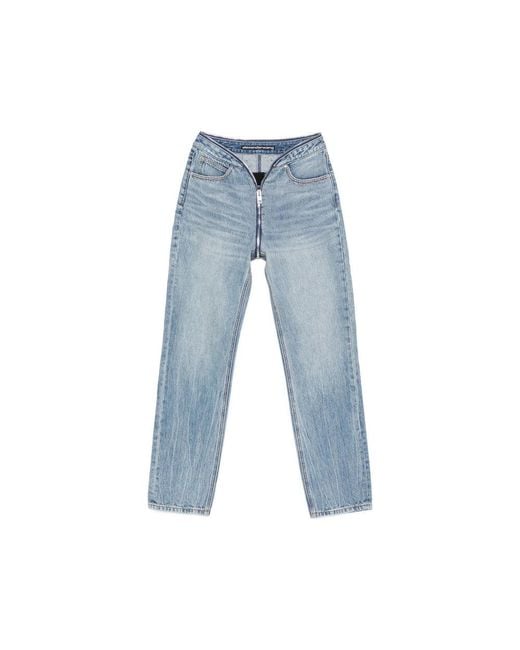 Alexander Wang Blue Straight Jeans