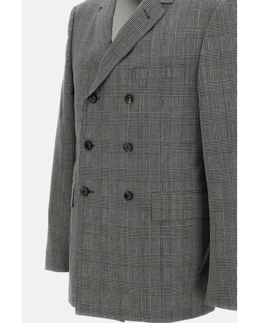 Thom Browne Gray Double Breasted S/C for men