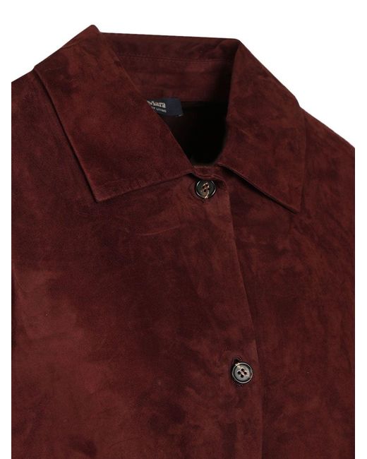 Max Mara Purple Single-Breasted Jacket