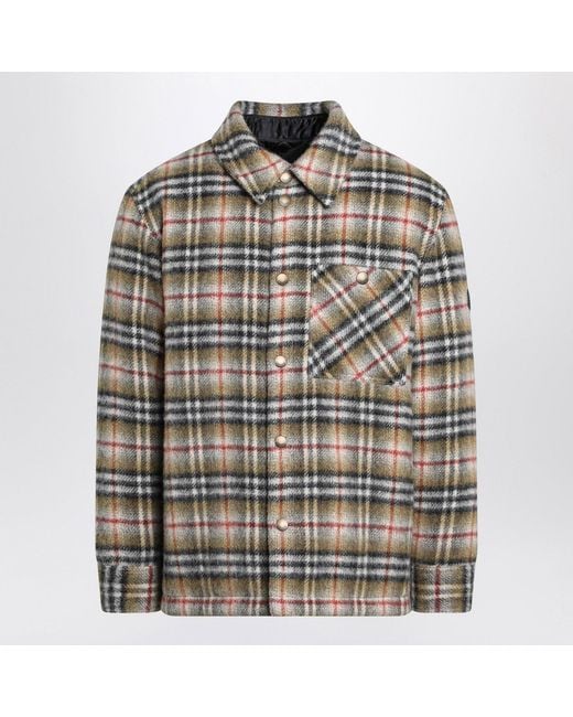 Burberry Natural Checked Shirt Jacket for men