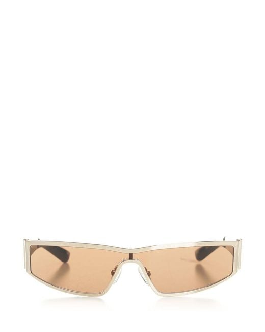 McQueen Natural Mcqueen Metal Sunglasses