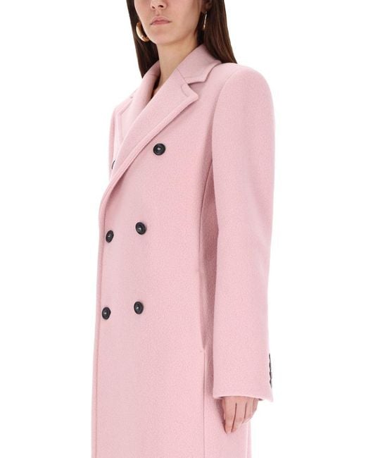 Sportmax Pink Doublebreasted Coat