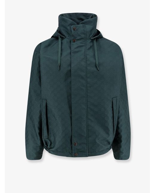 Gucci Green Reversible Ripstop Cotton Jacket for men