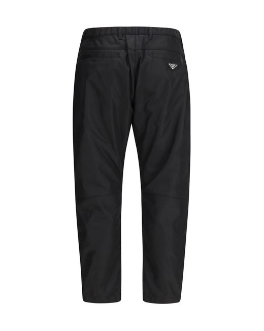 Prada Black Re-Nylon Pants for men