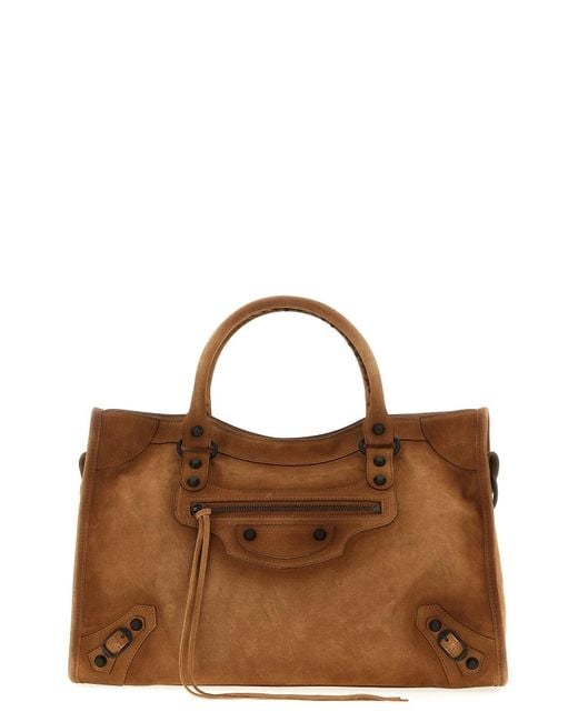 Balenciaga Brown 'Le City Bag M' Handbag