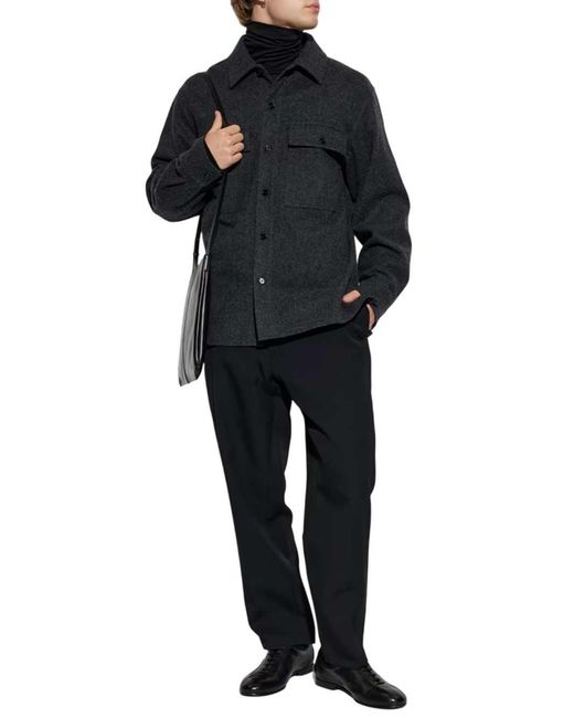 Jil Sander Blue Shirt Jacket for men