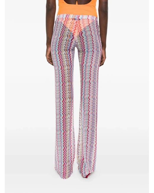 Missoni Pink Zigzag Trousers