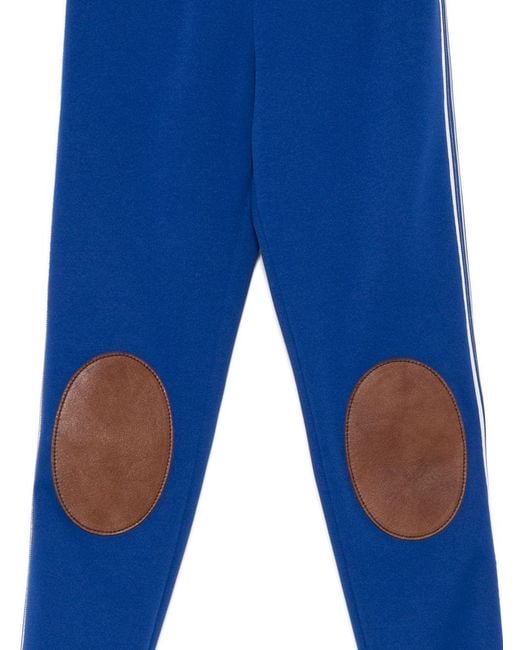 Prada Blue Knee Patches Leggings