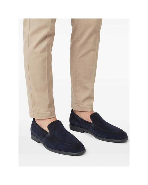 Santoni Blue Shoes for men