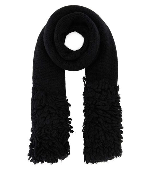 Loewe Black Alpaca Blend Scarf