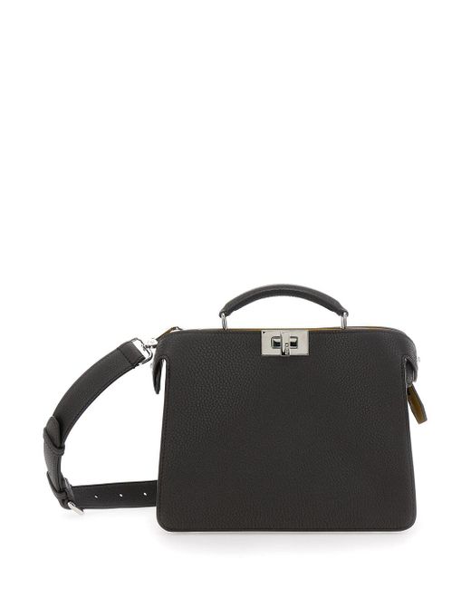 Fendi Black 'Iseeu Small' Handbag With Removable Internal Pocket for men