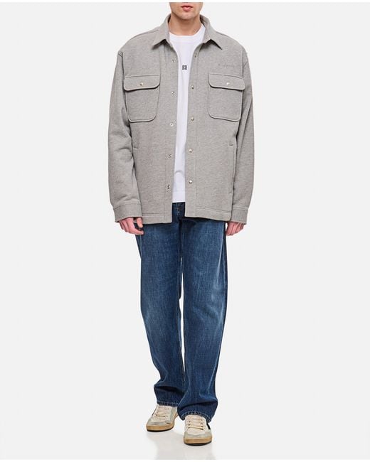 Givenchy Gray Patch Pockets Shirt for men