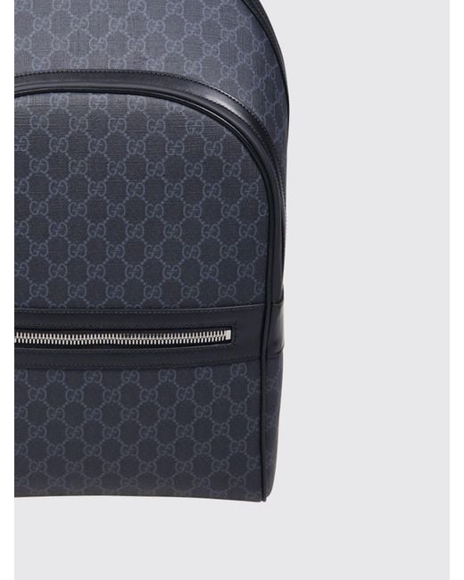 Gucci Blue Gg Supreme Fabric Gg Backpack for men