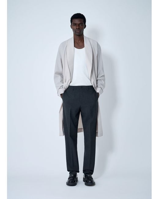 Prada Blue Wool Tailored Pants for men