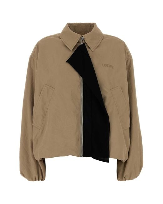 Loewe Brown Polyester Jacket