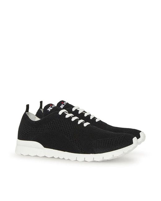 Kiton Black Running Sneakers for men