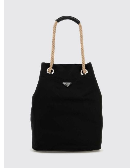 Prada Black Re-Nylon Tote Bag for men