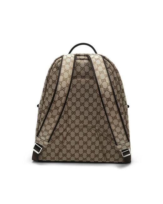 Gucci Multicolor Neutrals Backpacks for men
