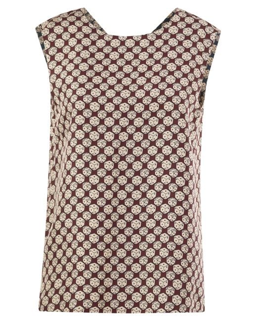 Max Mara Brown Stmtimetop