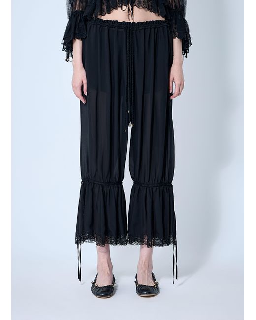 Chloé Blue Chloã Fluid Crop Pants