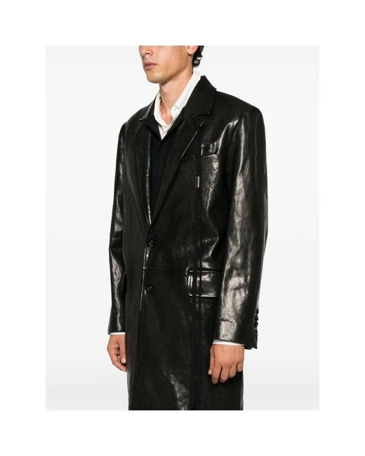 Ann Demeulemeester Black Jackets for men