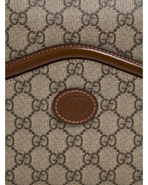 Gucci Brown Messenger Bag With Interlocking G for men