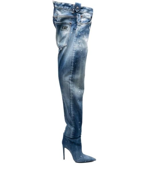 DSquared² Blue Bettter X Capsule Boots