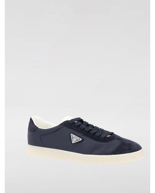 Prada Blue Brogue Shoes for men