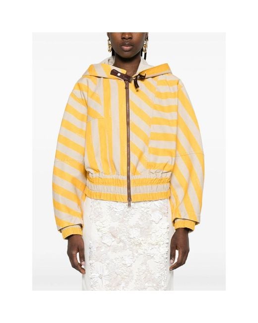 Fendi Metallic Jackets