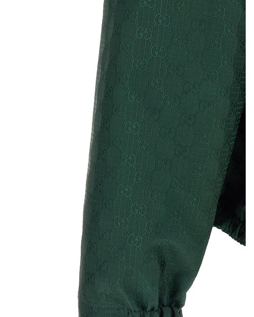 Gucci Green Reversible Ripstop Cotton Jacket for men