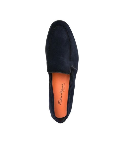 Santoni Blue Shoes for men
